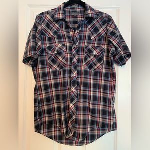 Sir William Mens Snap Front Shirt size M
